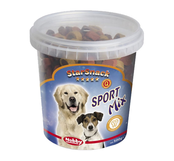 Nobby Starsnack Sport Mix Μιξ Κρεάτων Κουβαδάκι 500gr