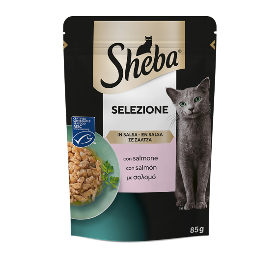 Sheba Selezione Σολομός σε Σάλτσα 85gr