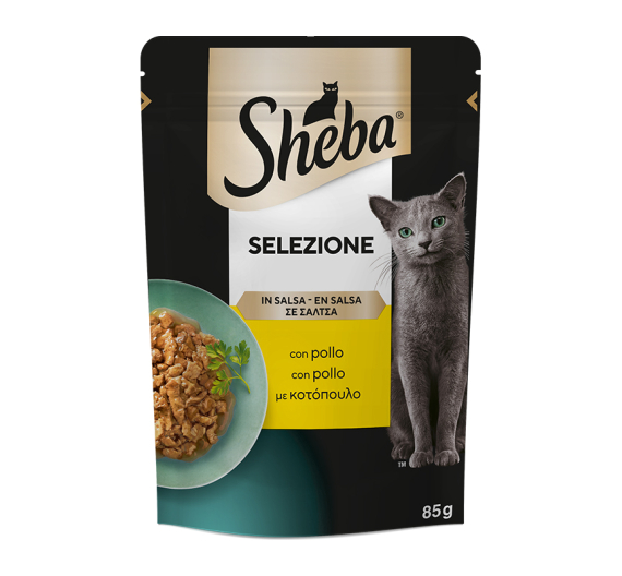 Sheba Selezione Κοτόπουλο σε Σάλτσα 85gr