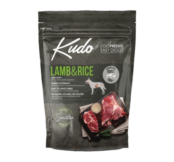 Kudo Adriatic Lamb & Rice Medium & Maxi Adult 3kg