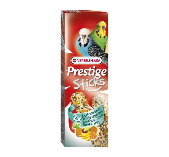 Versele Laga Prestige Sticks Budgies Exotic Fruit 2x30gr Versele Laga Prestige Sticks Budgies Exotic Fruit 2x30gr
