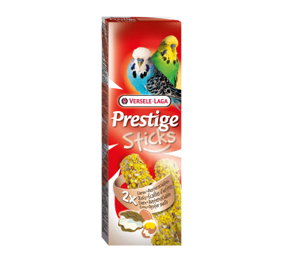 Versele Laga Prestige Sticks Budgies Eggs & Oyster Shells 2x30gr
