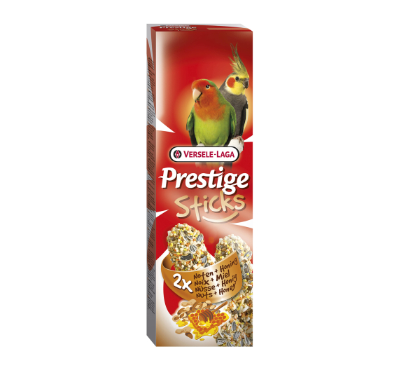 Versele Laga Prestige Sticks Big Parakeets Nuts & Honey 2x70gr