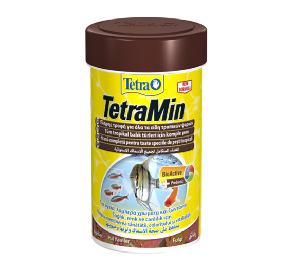 Tetra Min Flakes Τροφή για Τροπικά Ψάρια σε Νιφάδες 20g/100ml