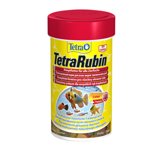 Tetra Rubin Colour Flakes Τροφή για Τροπικά Ψάρια σε Νιφάδες 20g/100ml