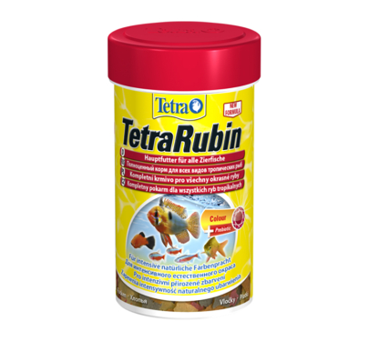 Tetra Rubin Colour Flakes Τροφή για Τροπικά Ψάρια σε Νιφάδες 20g/100ml