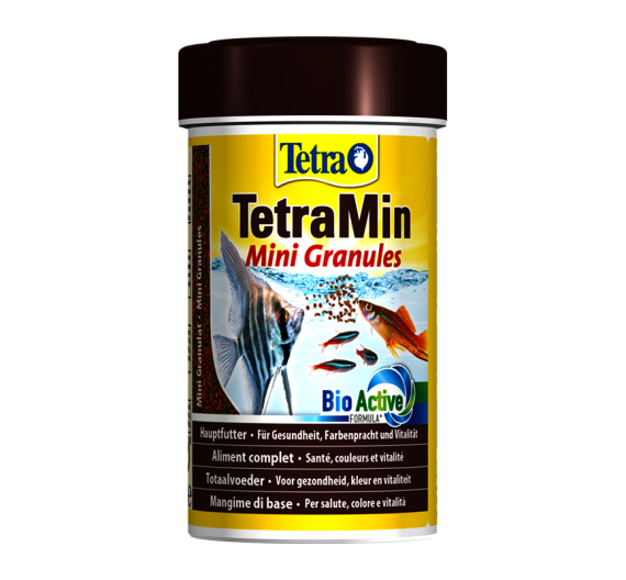 Tetra Min Mini Granules Τροφή για Τροπικά Ψάρια σε Κόκκους 45g/100ml