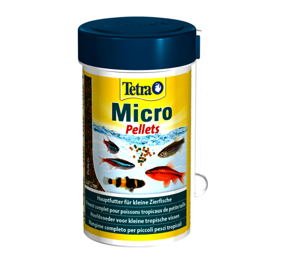 Tetra Micro Pellets Τροφή για Μικρά Τροπικά Ψάρια σε Pellets 100ml