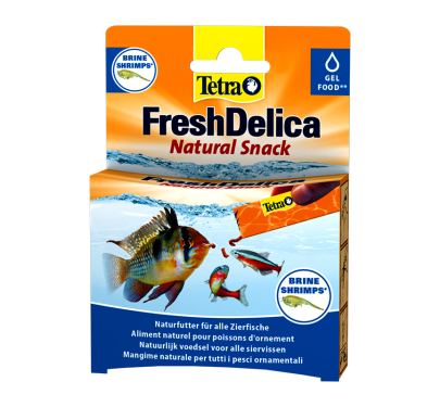 Tetra Fresh Delica Brine Shrimps Λιχουδιές με Γαρίδες σε Gel για Τροπικά Ψάρια  48gr