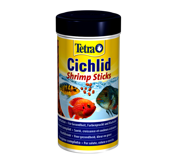 Tetra Cichlid Shrimp Sticks Τροφή για Κιχλίδες σε Sticks 250ml/85g