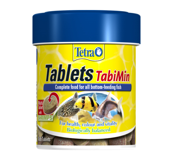 Tetra Tabi Min Tablets Τροφή για Βυθόψαρα σε Ταμπλέτες 120Tabs 36g