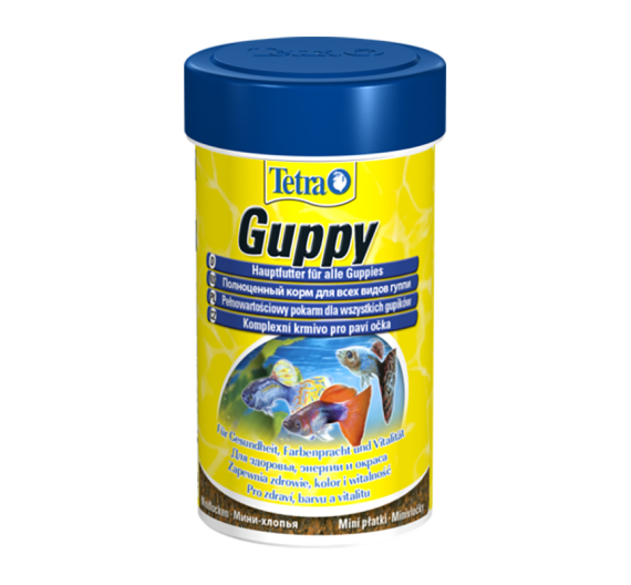 Tetra Guppy Τροφή για Guppy σε Νιφάδες 100ml/30g