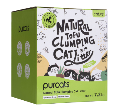 Cature Pure Tofu Clumping Cat Litter Green Tea Scent 18L