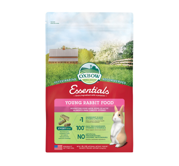 Oxbow Essentials Τροφή για Κουνέλια Junior Rabit 4.54kg