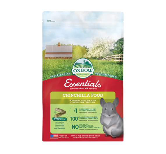 Oxbow Essentials Τροφή για Chinchilla 1.36kg