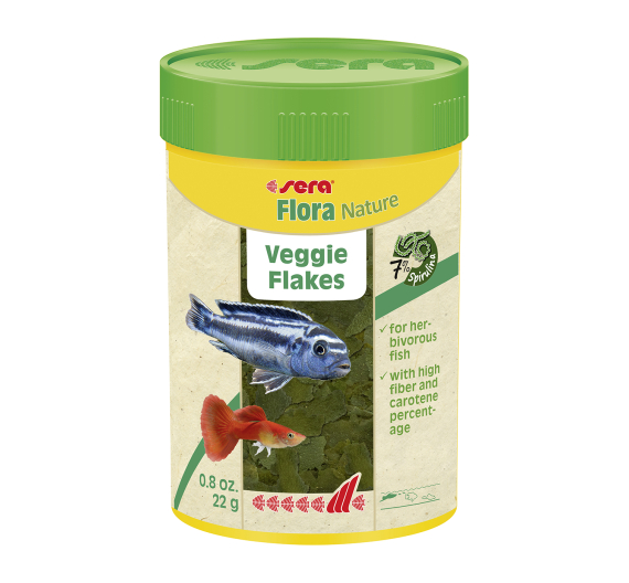 Sera Flora Nature Τροφή για Τροπικά Ψάρια σε Νιφάδες 100ml