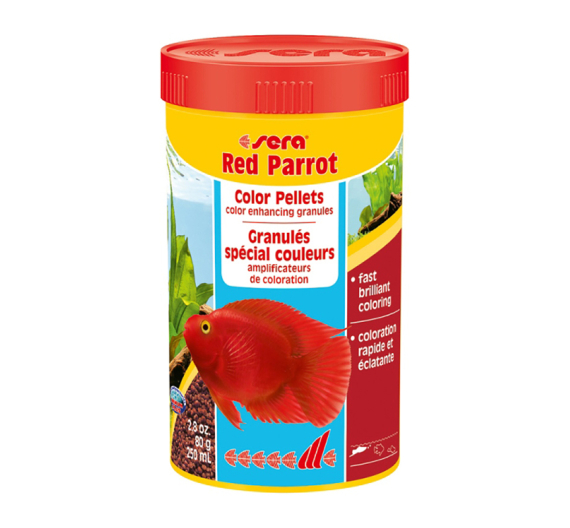 Sera Red Parrot Τροφή για Παπαγαλόψαρα σε Κόκκους 250ml