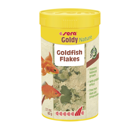 Sera Goldy Nature Τροφή για Χρυσόψαρα σε Νιφάδες 250ml