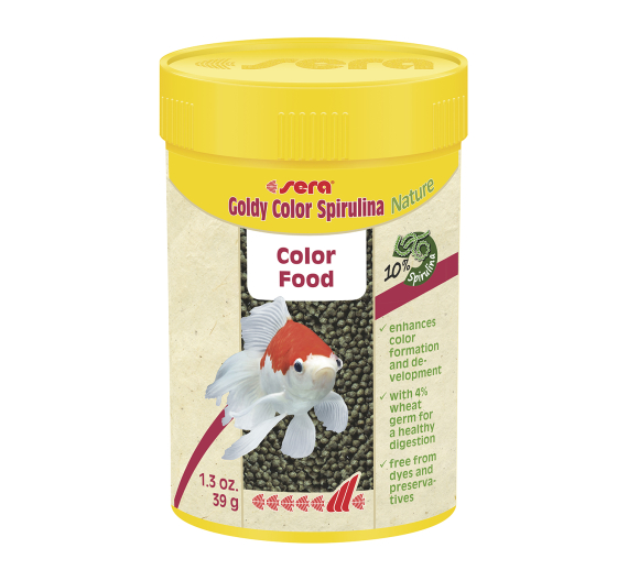 Sera Goldy Color Spirulina Nature Τροφή για Χρυσόψαρα σε Κόκκους 100ml Sera Goldy Color Spirulina Nature Τροφή για Χρυσόψαρα σε Κόκκους 100ml