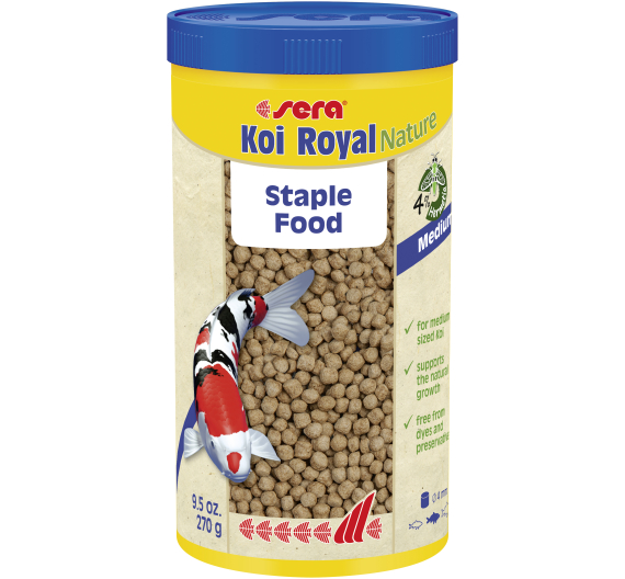 Sera Koi Royal Nature Medium Τροφή για Koi σε Κόκκους 1000ml