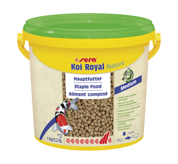 Sera Koi Royal Nature Medium Τροφή για Koi σε Κόκκους 3000ml Sera Koi Royal Nature Medium Τροφή για Koi σε Κόκκους 3000ml