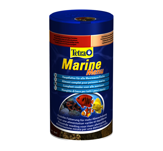 Tetra Marine Menu Τροφή για Θαλασσινά Ψάρια σε Ποικιλία 250ml/65g