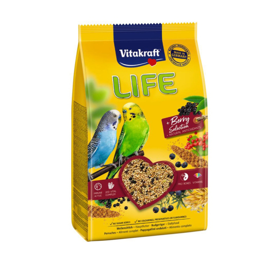 Vitakraft Life Power Of Nature Τροφή για Παπαγαλάκια 800gr