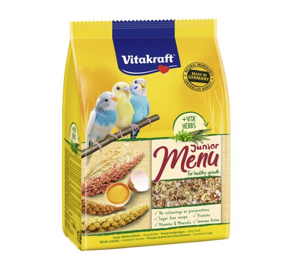 Vitakraft Menu Vital Life Kids Τροφή για Νεαρά Παπαγαλάκια 500gr Vitakraft Menu Vital Life Kids Τροφή για Νεαρά Παπαγαλάκια 500gr