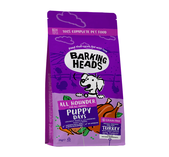 Barking Heads All Hounder Puppy Days Turkey 2kg