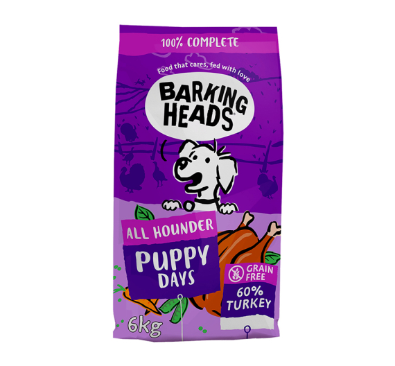 Barking Heads All Hounder Puppy Days Turkey 6kg