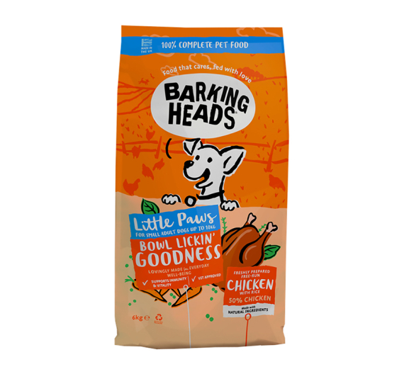 Barking Heads Little Paws Bowl Lickin' Chicken - Small Breed 6kg