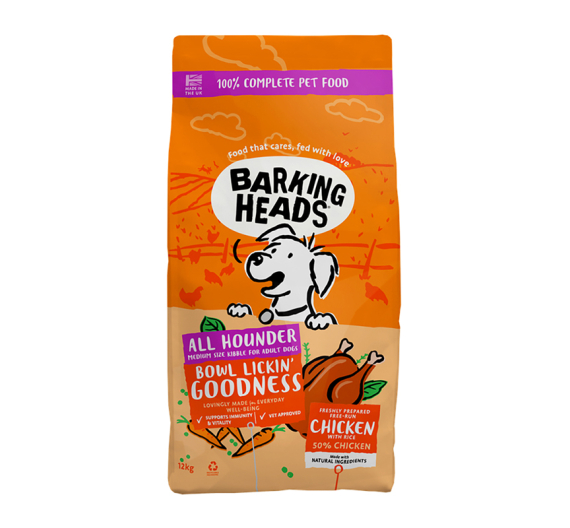 Barking Heads Bowl Lickin' Chicken 12kg