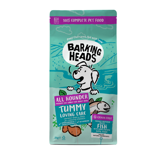 Barking Heads Tummy Lovin Care Fish 2kg