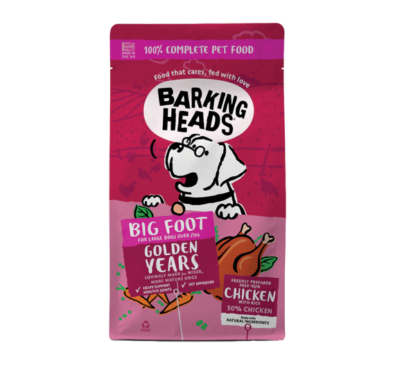 Barking Heads Big Foot Golden Years 12kg