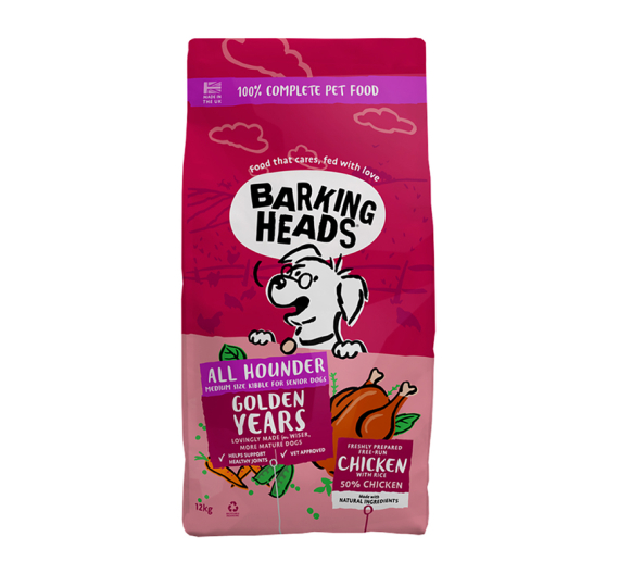 Barking Heads Golden Years 12kg