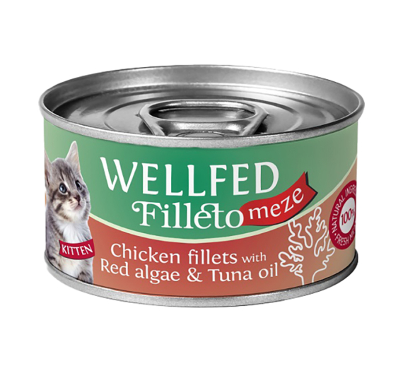 Wellfed Filleto Meze Kitten Chicken 70gr