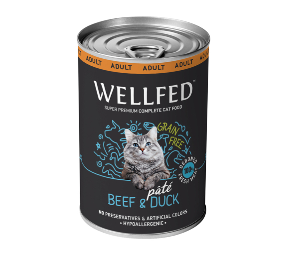 Wellfed Beef & Duck 400gr