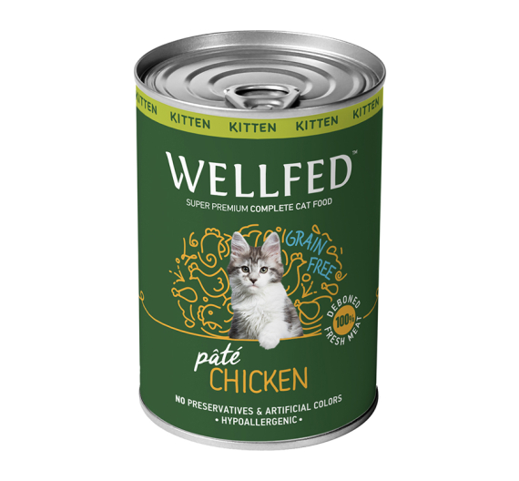 Wellfed Kitten Chicken 400gr