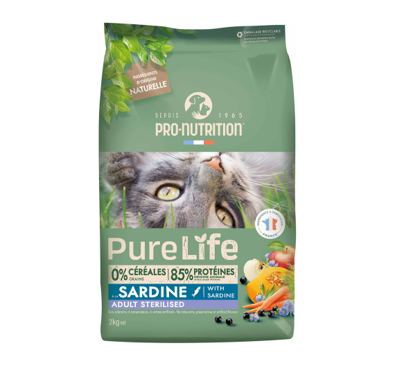 Flatazor Pure Life Cat Sterilized Sardine 2kg