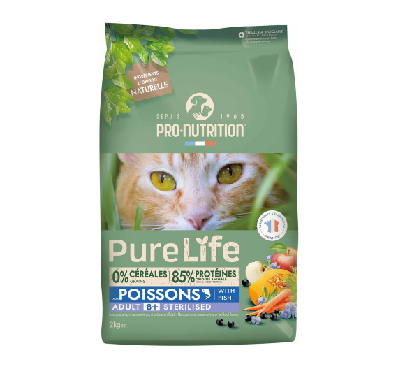Flatazor Pure Life Cat Sterilized 8+ 2kg