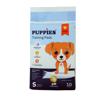 Puppies Εκπαιδευτικές Πάνες με Αυτοκόλλητο & Δείκτη pH 10τμχ