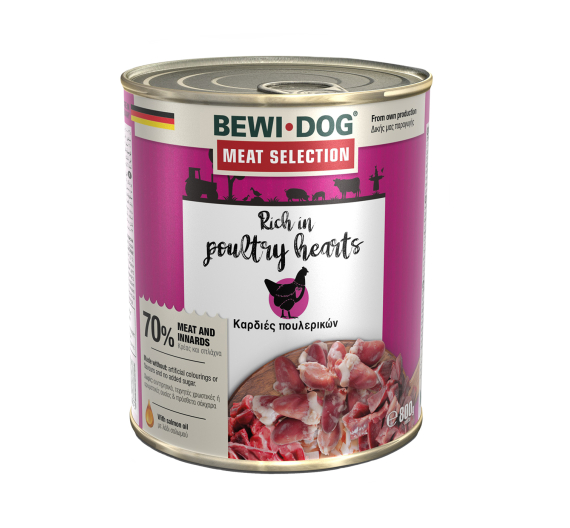 BEWI Meat Selection Κονσέρβα Καρδιές Πουλερικών Πατέ 800gr