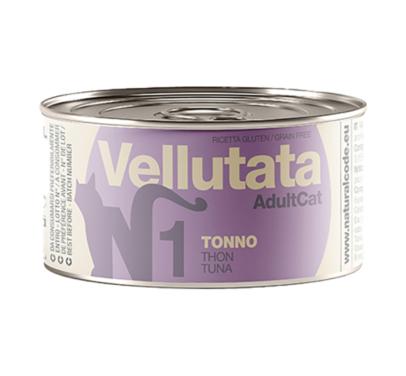 Natural Code Adult Cat Vellutata Τόνος 85gr