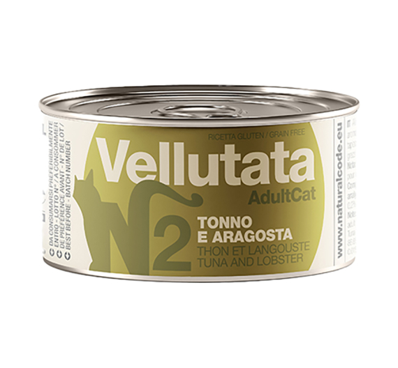 Natural Code Adult Cat Vellutata Τόνος & Αστακός 85gr