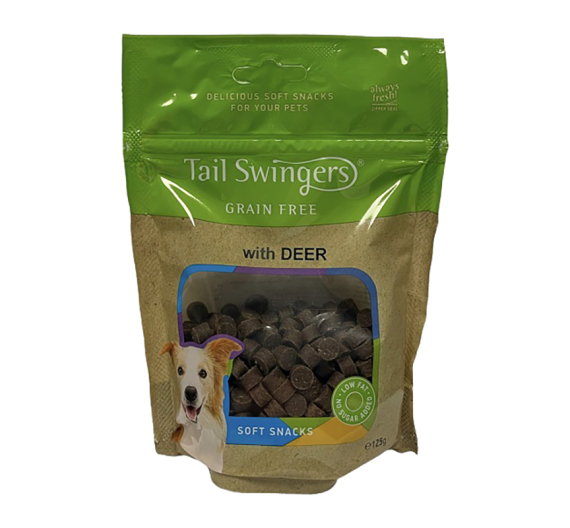 Tail Swingers Grain Free Λιχουδιές με Ελάφι 125gr