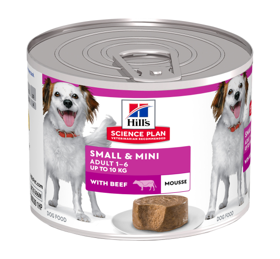 Hill's SP Adult Mousse Small & Mini Beef 200gr
