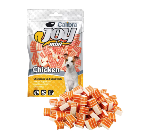 Calibra Joy Dog Mini Chicken & Cod Chicken Sandwich 70gr