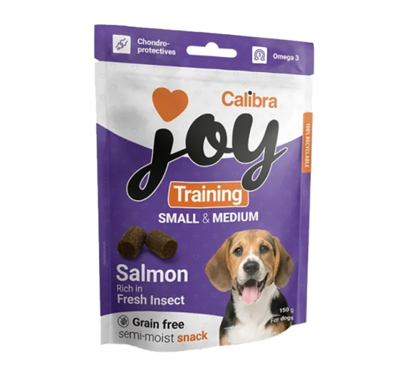 Calibra Joy Dog Training Small & Medium Salmon & Insects 150gr Calibra Joy Dog Training Small & Medium Salmon & Insects 150gr