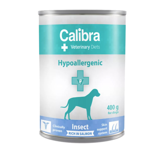 Calibra Vet Dog Can Hypoallergenic Insects & Salmon 400gr