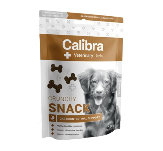 Calibra Vet Dog Crunchy Treats Gastrointestinal Support 120gr Calibra Vet Dog Crunchy Treats Gastrointestinal Support 120gr